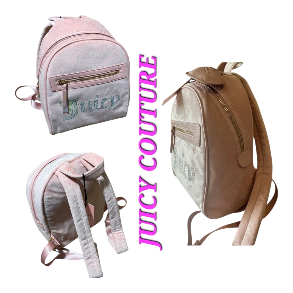 Juicy Couture Pink Diamond Big Spender Small Backpack Bag